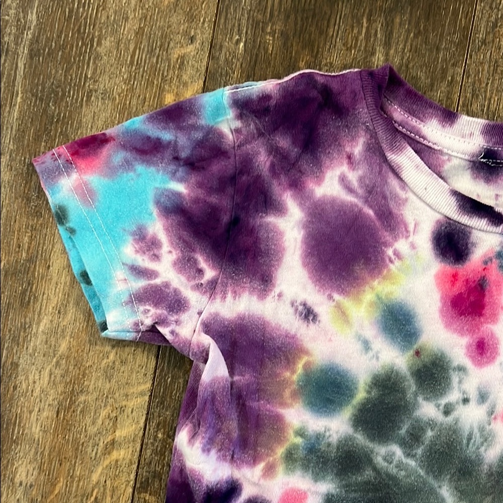 Vibrant Tie-Dye Kids T-Shirt - Picture 4 of 8